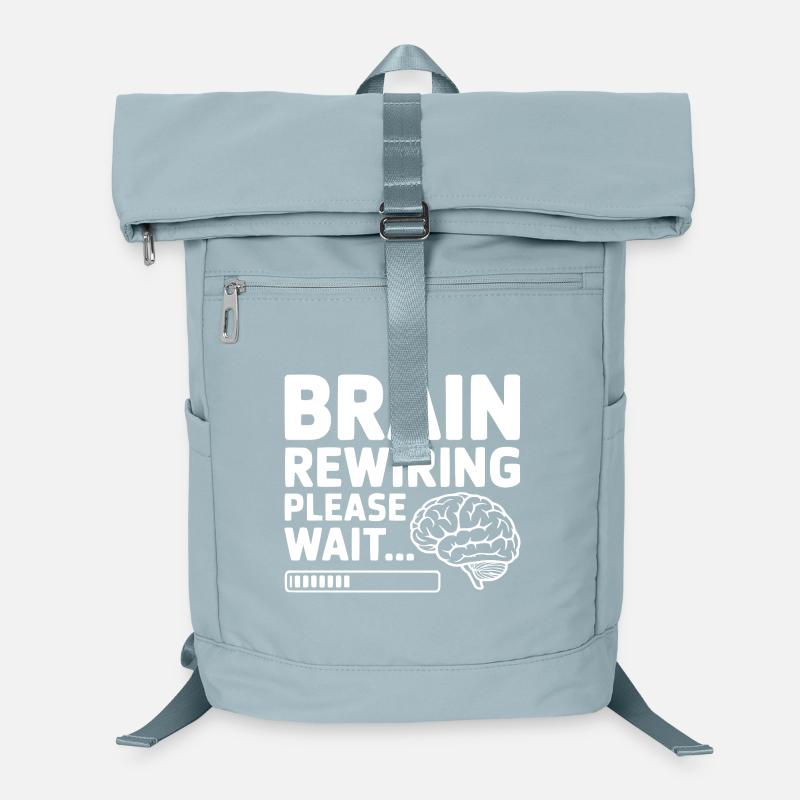Gehirn-Neuverdrahtung Bitte warten Sie... Laptop-Rucksack 