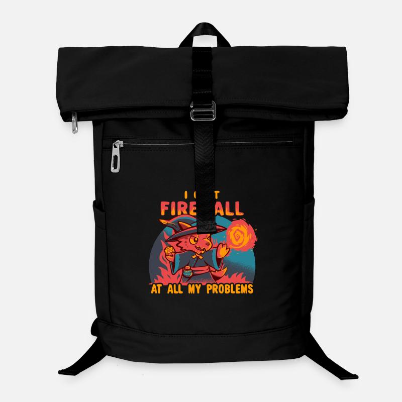 I Cast Fireball at all my problems Laptop Backpack