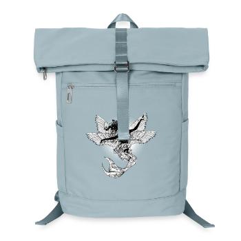 Mystical mythical creature the flying mermaid - Laptop Backpack - ice blue - Front