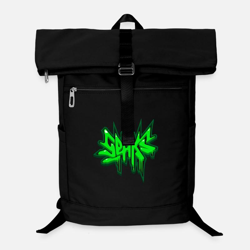 Sehks Grün 3D Laptop-Rucksack 