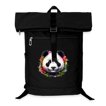Panda - Laptop-Rucksack  - Schwarz - Vorne