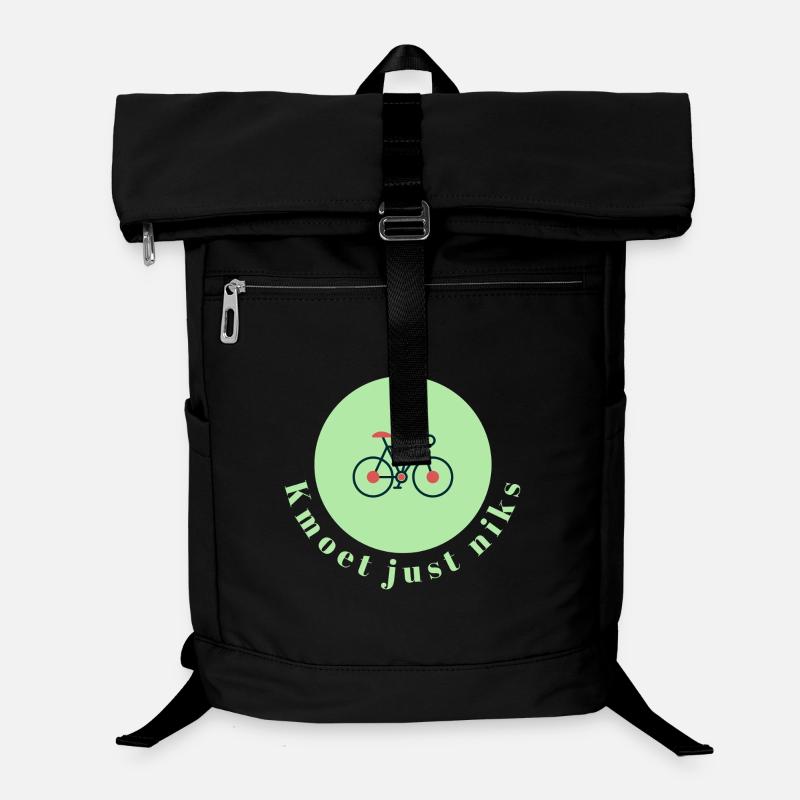 Kmoet just nothing, Antwerpener Dialekt Shirts Laptop-Rucksack 