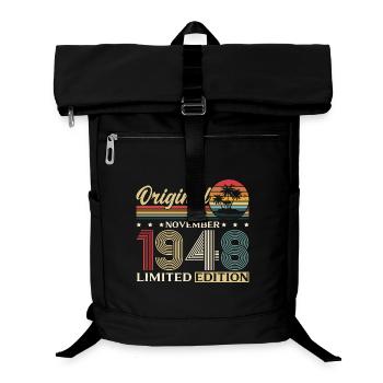 77th Birthday Original November Born 1948 - Laptop Backpack - black - Front
