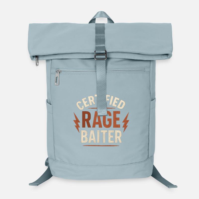 Vintage Distressed Rage Baiter Funny Saying  Laptop Backpack