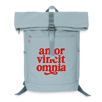 Amor vincit omnia - Laptop Backpack - ice blue - Front