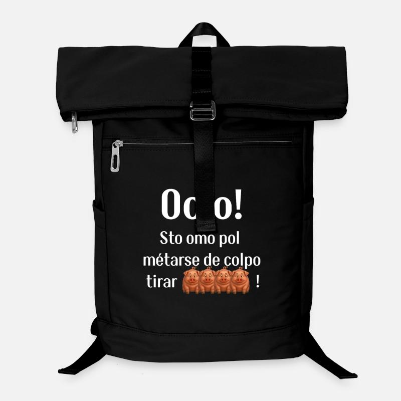 Funny typical Venetian phrase - Laptop Backpack - black
