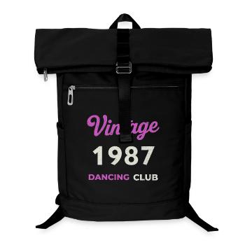 Vintage 1987 – Dancing Club Année de naissance rétro - Sac à dos ordinateur - noir - Devant