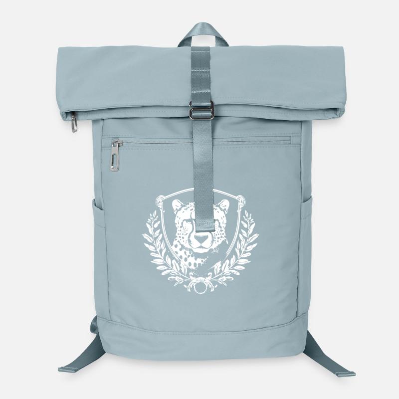 Leopard seal with laurel Laptop Backpack