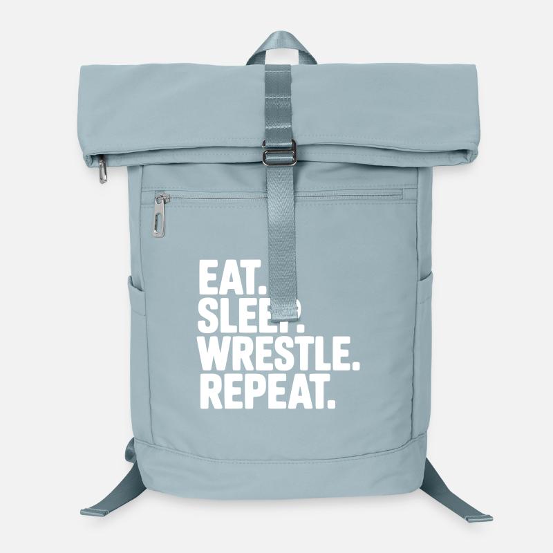Mange. Dors. Lutte. Répétez. Sac à dos ordinateur