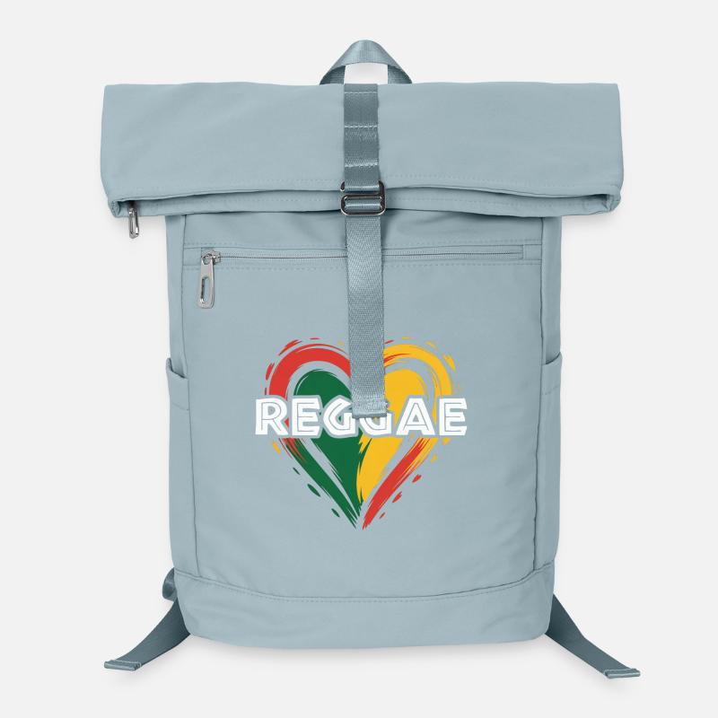 Reggae Heart in Colors Laptop Backpack