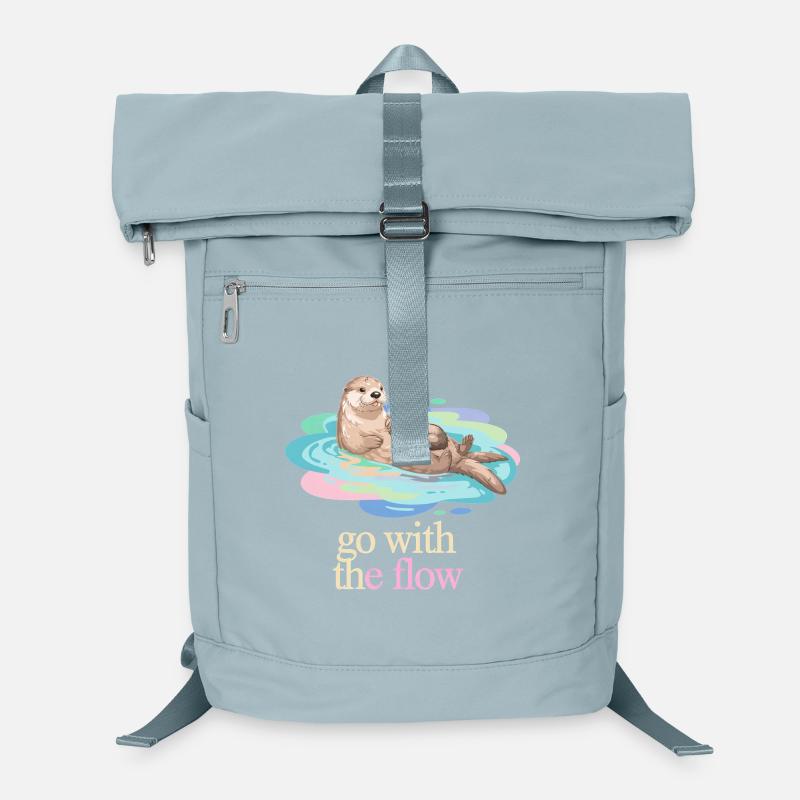 Otter Duo in Pastel Flow Laptop-Rucksack 