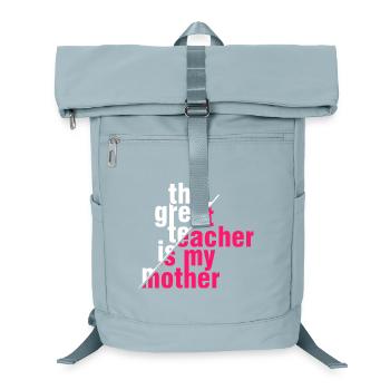 Great Teacher Mom Shirt – Geschenkidee - Laptop-Rucksack  - Eisblau - Vorne