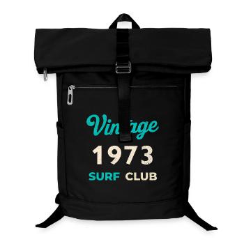 Cadeau vintage de l’année de naissance rétro du Surf Club 1973 - Sac à dos ordinateur - noir - Devant
