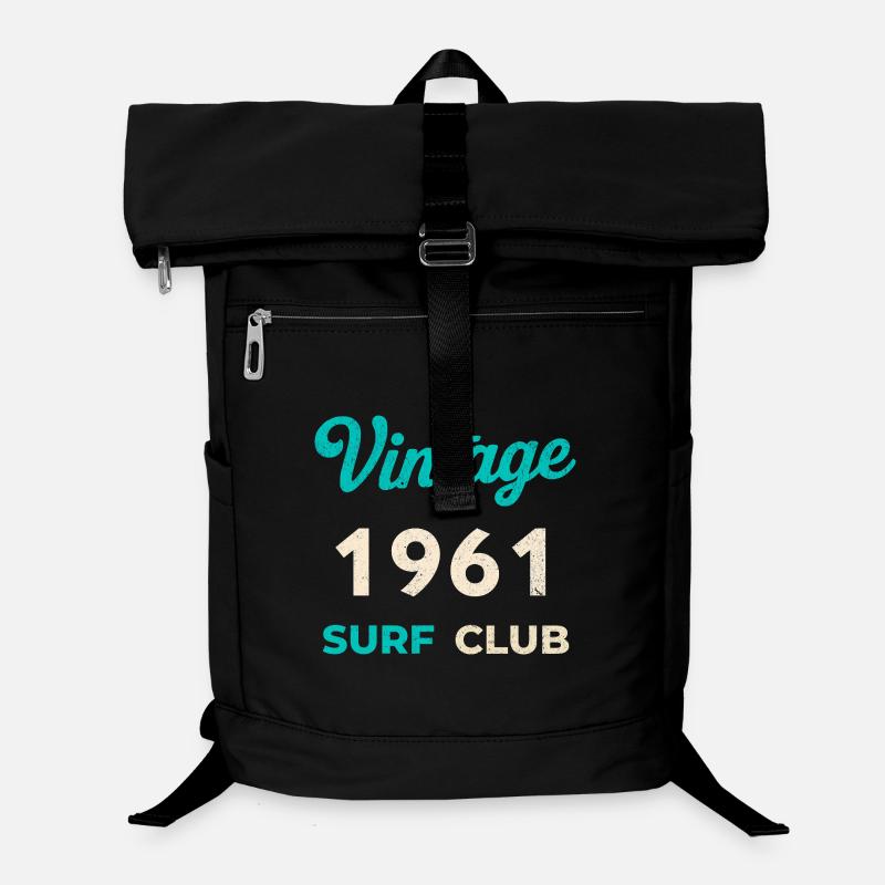 Vintage 1961 Surf Club Retro Geburtsjahr Geschenk Laptop-Rucksack 
