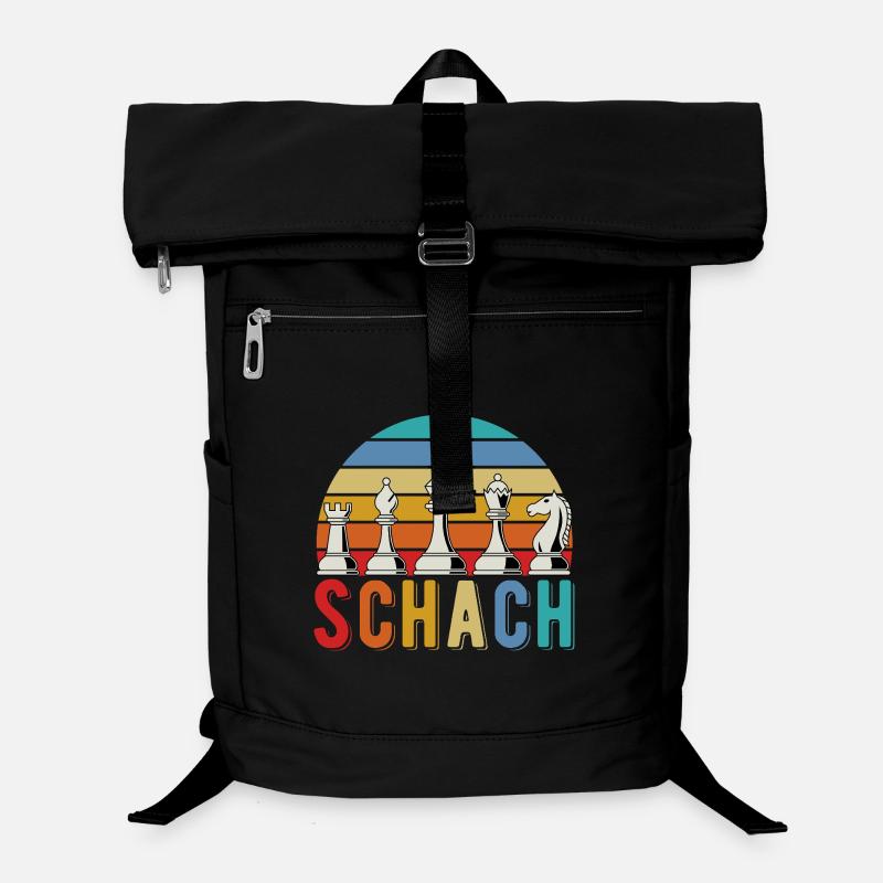 Schach -Schachfiguren Laptop-Rucksack 