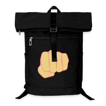 Poing serré Illustration Punch # - Sac à dos ordinateur - noir - Devant
