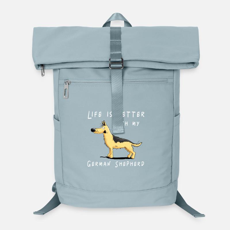 Life Is Better With My German Shepherd I DSH Hund Laptop-Rucksack 