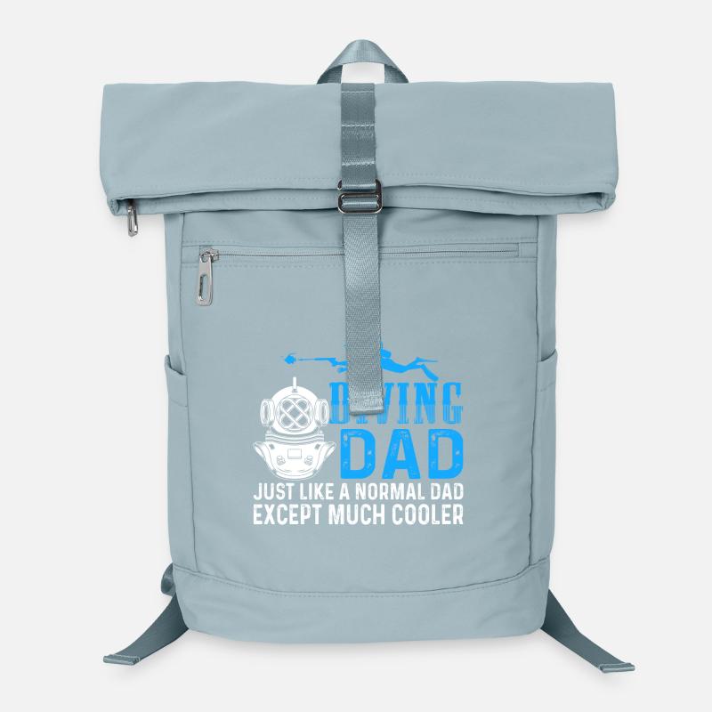 Diver Diving Dad Father Laptop Backpack