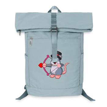 Mariage avec le grand chapeau de marié souris - Sac à dos ordinateur - bleu glacier - Devant