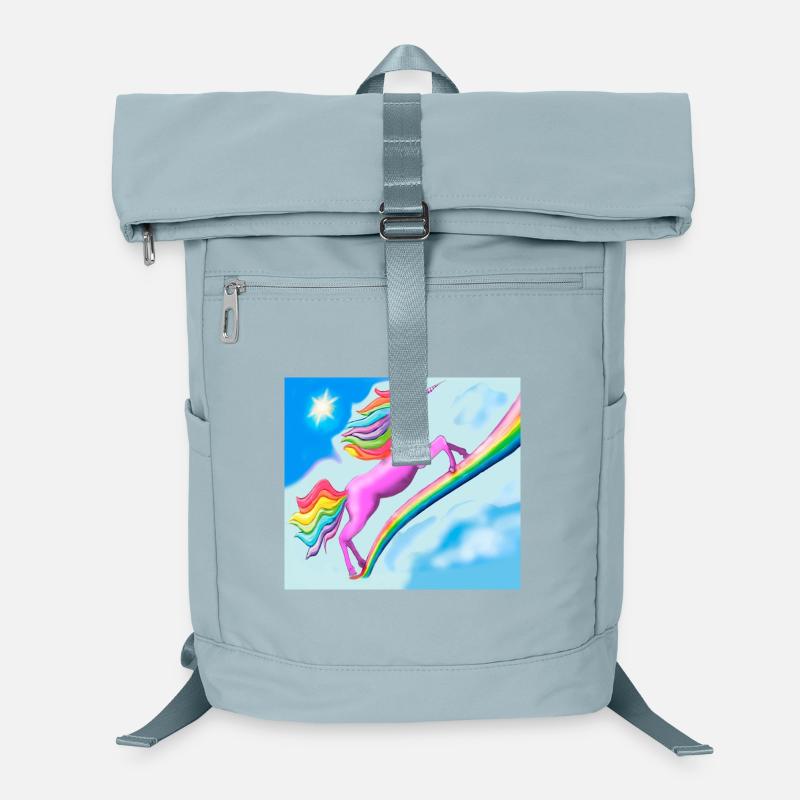 Einhorn und Regenbogen Laptop-Rucksack 
