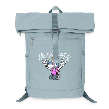 Unicorn Metal Road Trip Design Kinder Mädchen  - Laptop-Rucksack  - Eisblau - Vorne