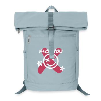 Fick dich! - Laptop-Rucksack  - Eisblau - Vorne