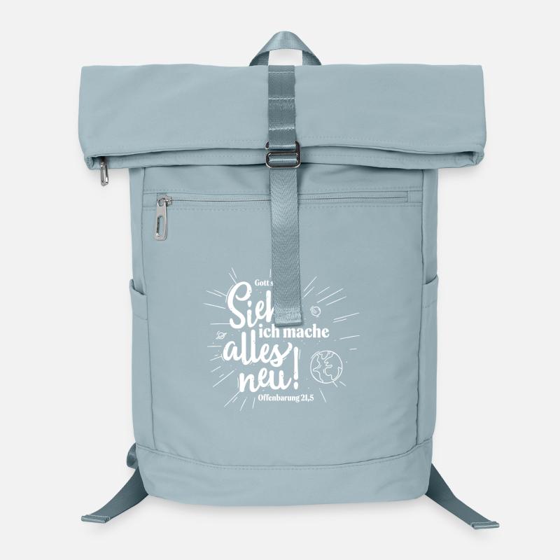 God says, "Behold, I am making all things new Laptop Backpack