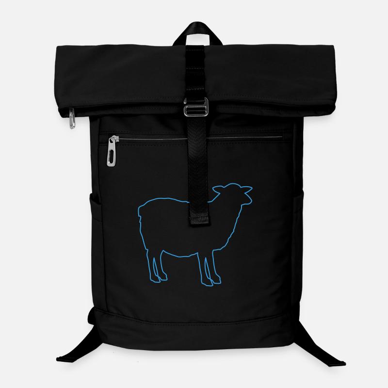 Silhouette de mouton Sac à dos ordinateur