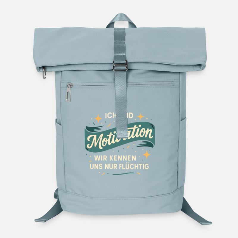 Me and motivation – We only know each other fleetingly Laptop Backpack