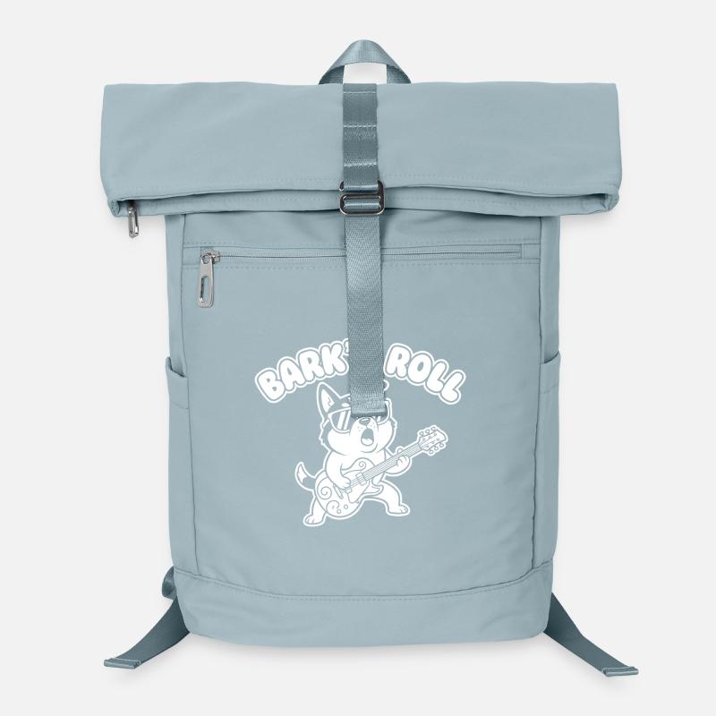 Barkin Roll Chien avec Guitare Sac à dos ordinateur
