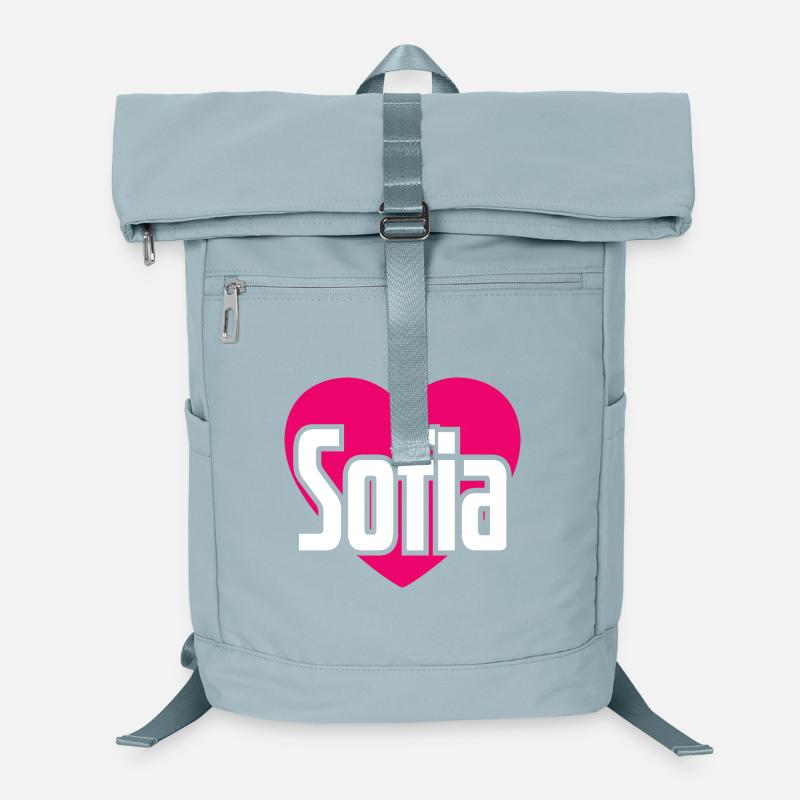I Love Sofia Pinkes Herz Ich liebe Sofia Laptop-Rucksack 