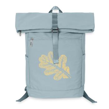 Blatt - Eiche / Botanik & Natur  - Laptop-Rucksack  - Eisblau - Vorne