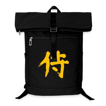 Samouraï - Japonais / Kanji - Sac à dos ordinateur - noir - Devant