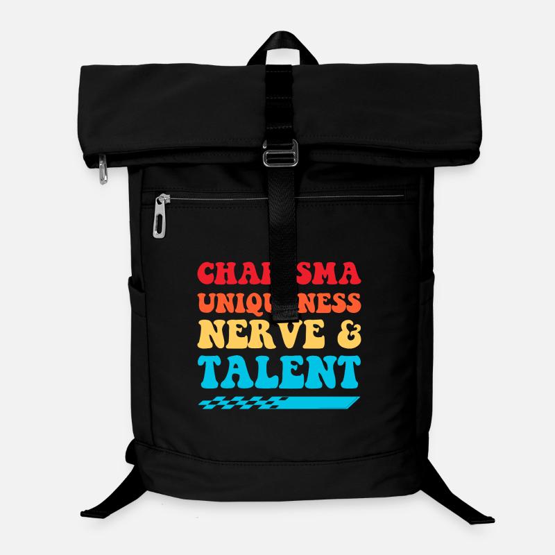 Charisme, Unicité, Nerfs & Talent Sac à dos ordinateur