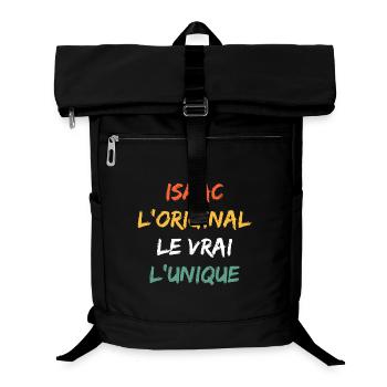 Isaac Original The True The One - Laptop Backpack - black - Front
