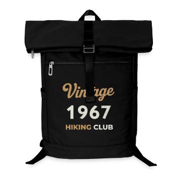 Vintage 1967 – Sailing Club Retro Geburtsjahr - Laptop-Rucksack  - Schwarz - Vorne