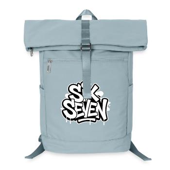 Six Seven 67 – lustige Gen Alpha Memes - Laptop-Rucksack  - Eisblau - Vorne
