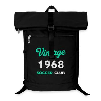 Vintage 1968 – Soccer Club Retro Birth Year - Laptop Backpack - black - Front