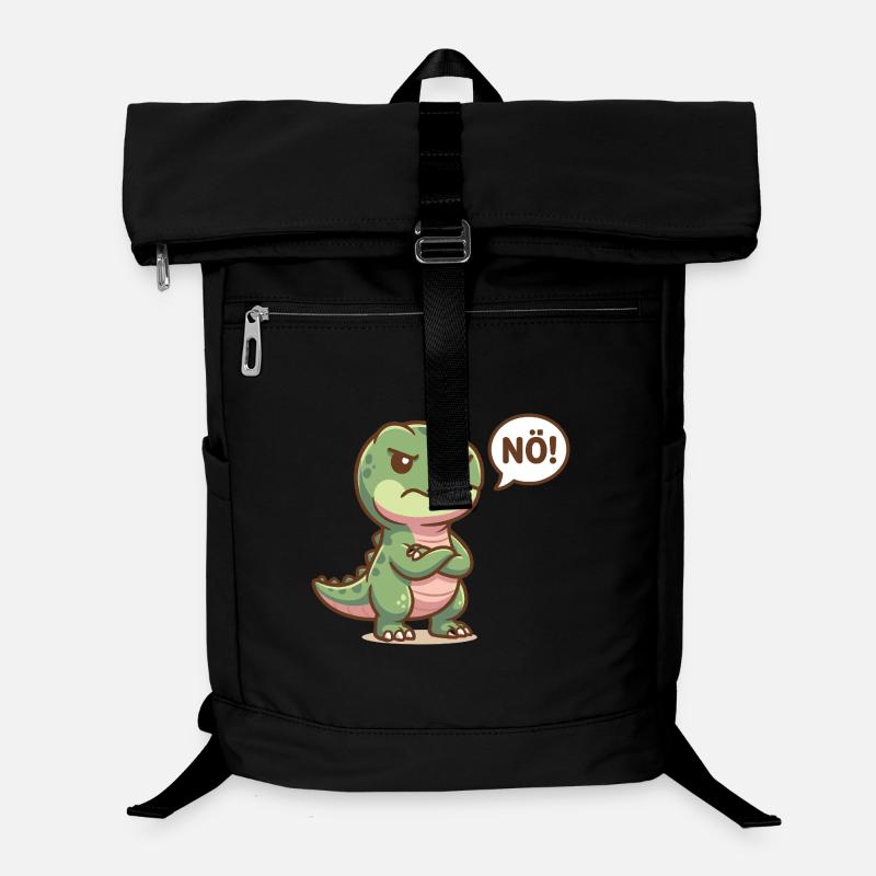 Dinosaure mignon. Non, drôle de dicton Sac à dos ordinateur
