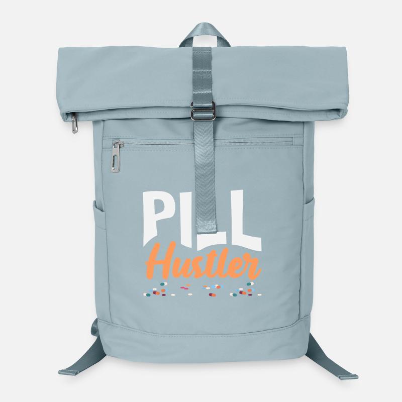 Pill Hustler Pharmacist Pharmacy Technician Laptop Backpack