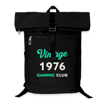 Vintage 1976 – Gaming Club Retro Birth Year - Laptop Backpack - black - Front