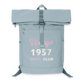Vintage 1957 Yoga Club Année de naissance rétro Vintage - Sac à dos ordinateur - bleu glacier - Devant