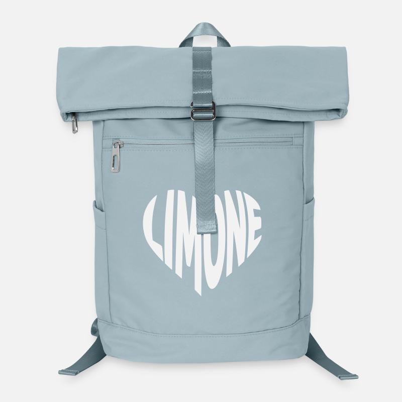 Limone Herz Design Laptop-Rucksack 