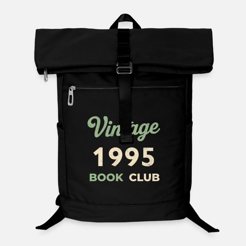 Vintage 1995 Book Club Retro Birth Year Gift Laptop Backpack