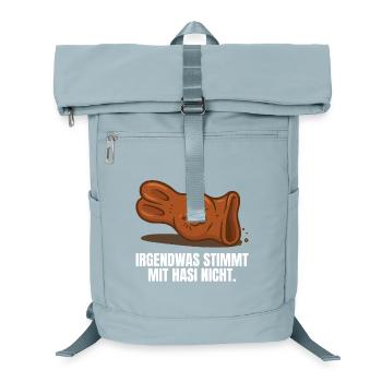 Schokoladenhase Ostern - Laptop-Rucksack  - Eisblau - Vorne