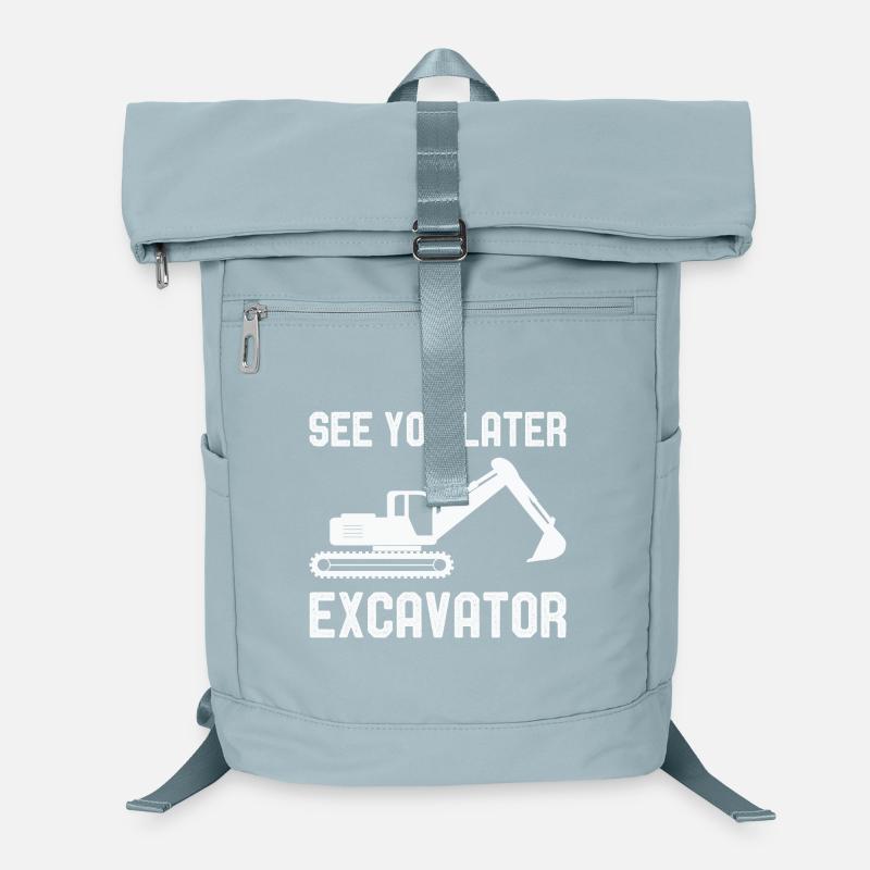 See You Later Excavator Excavator construction site vehicles Laptop Backpack