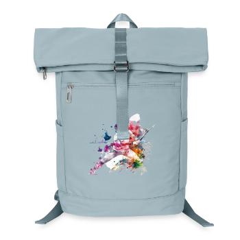 Color fencing in the water splash - Laptop Backpack - ice blue - Front