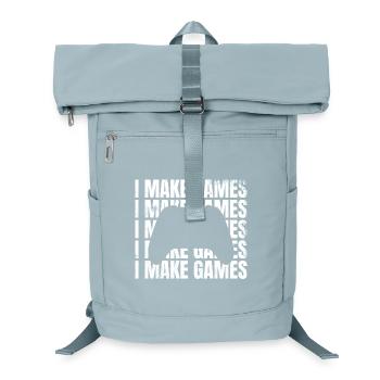 I develop games - Laptop Backpack - ice blue - Front