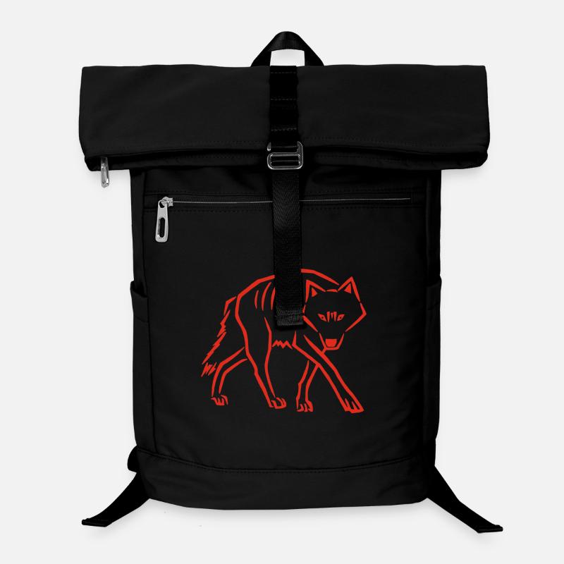 Rücktritt (Rot) Laptop-Rucksack 