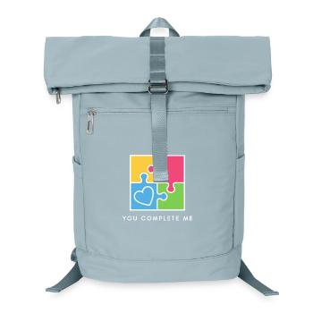 Du vervollständigst mich wahre Liebe Valentinstag - Laptop-Rucksack  - Eisblau - Vorne